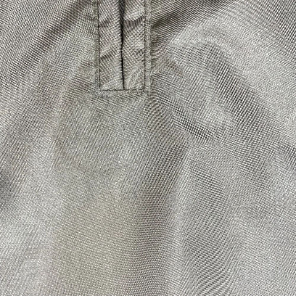 Vintage 80s Windsor Bay Belted Balloon Sleeve Trench Coat - Iridescent Champagne - Picture 15 of 16